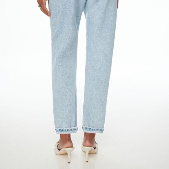 Dynamite Claudia High Waisted Mom Jeans Women’s Size 24 Light Wash Denim - Picture 2 of 10